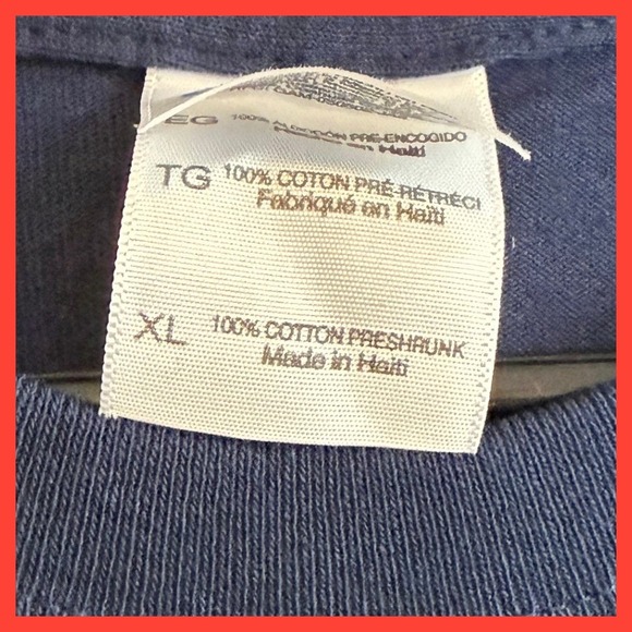 NWOT Gildan Ultra Cotton Navy Blue Funny Graphic T-Shirt Even My Shrink XL Mens - Picture 6 of 6